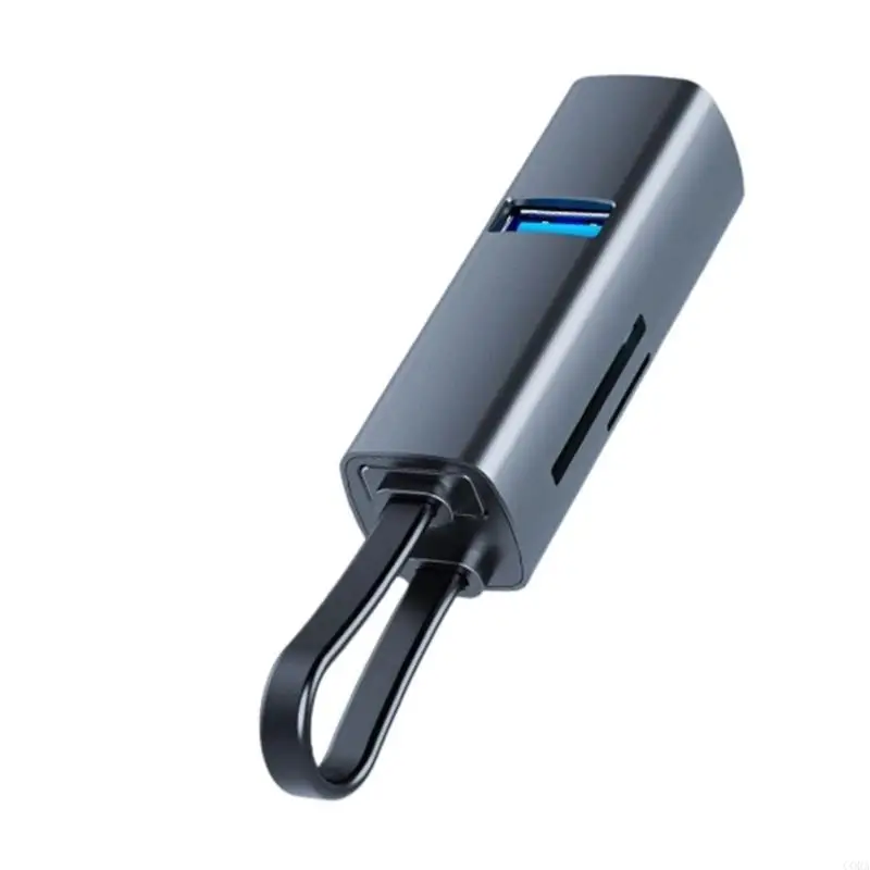 CORA USB Type C Hubs With Fast Speed Data Transfer And Double Card Slots For Computer