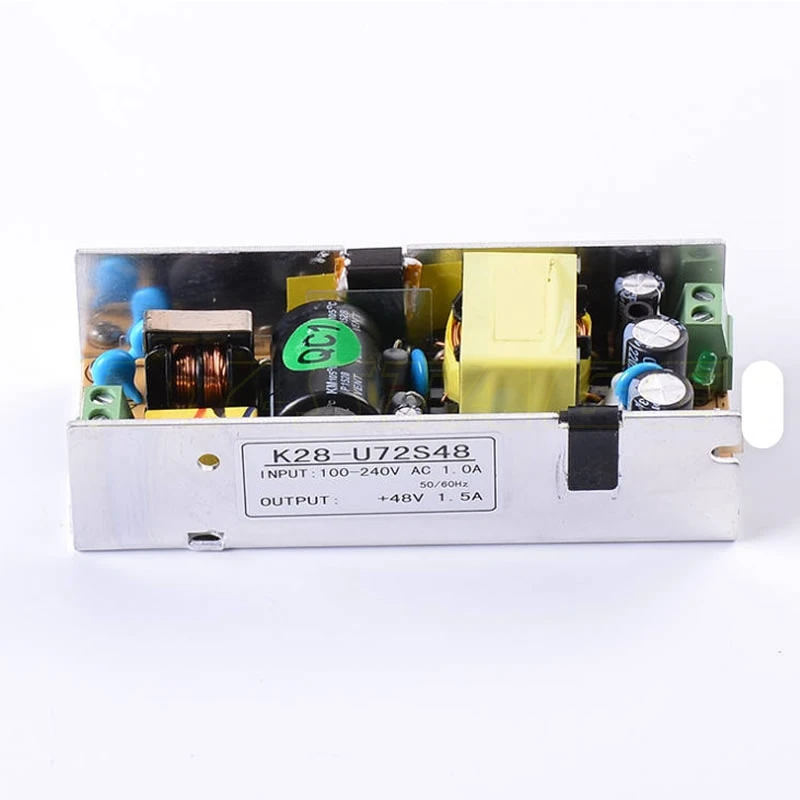 

105*44*27 мм, 28 Вольт, 72 Вт, переменный ток, импульсный режим с открытой рамой, блок питания SMPS