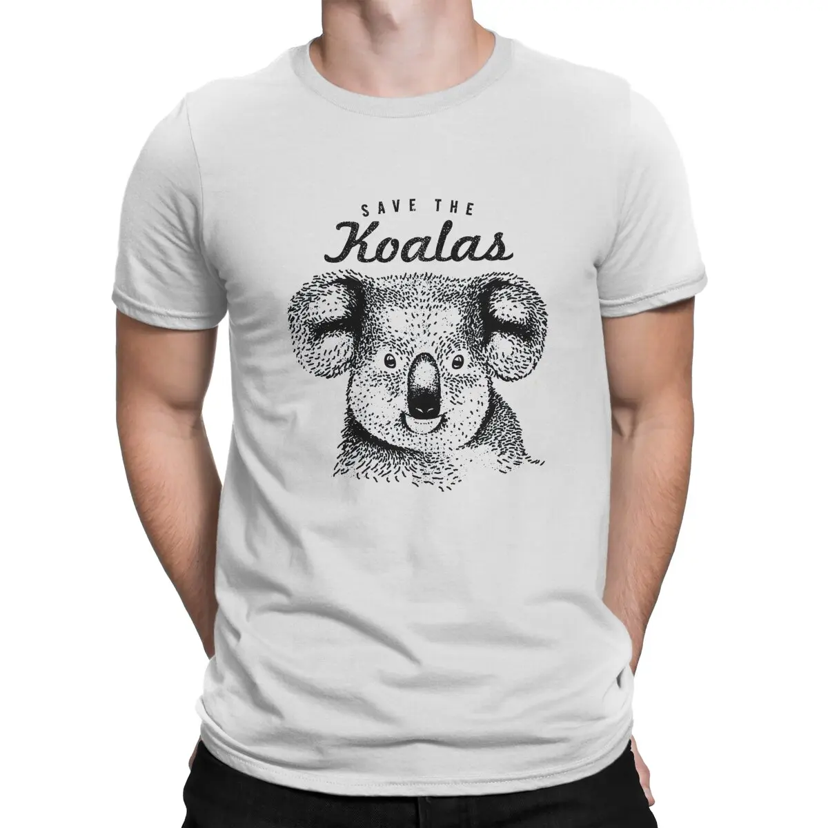 

Australian Koala TShirt Save The Elegant Polyester T Shirt Oversized Men Clothes New Design Big Sale