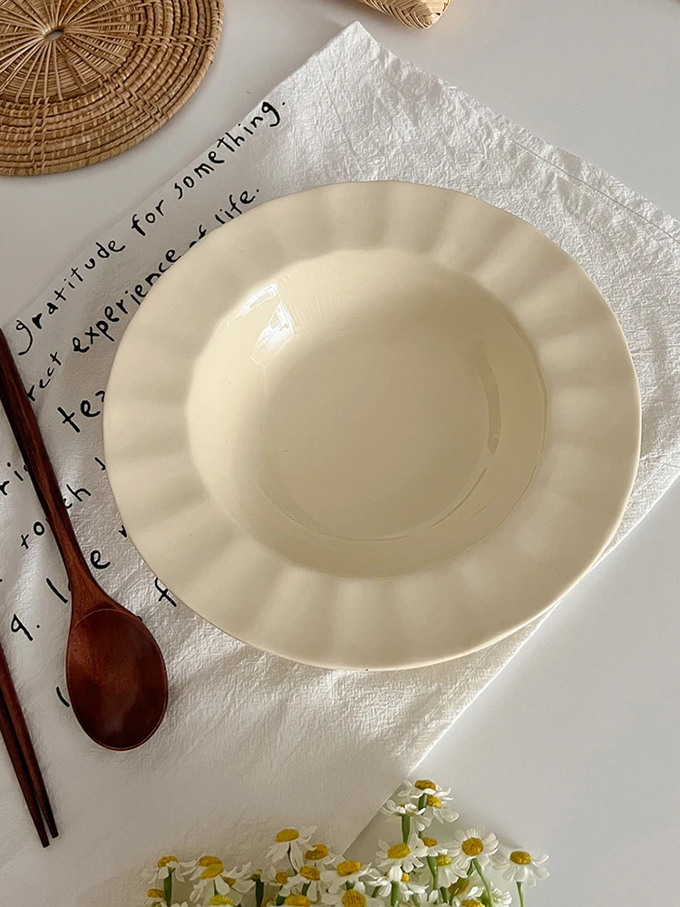 セラミック麦わら帽子プレート,無地,シンプル