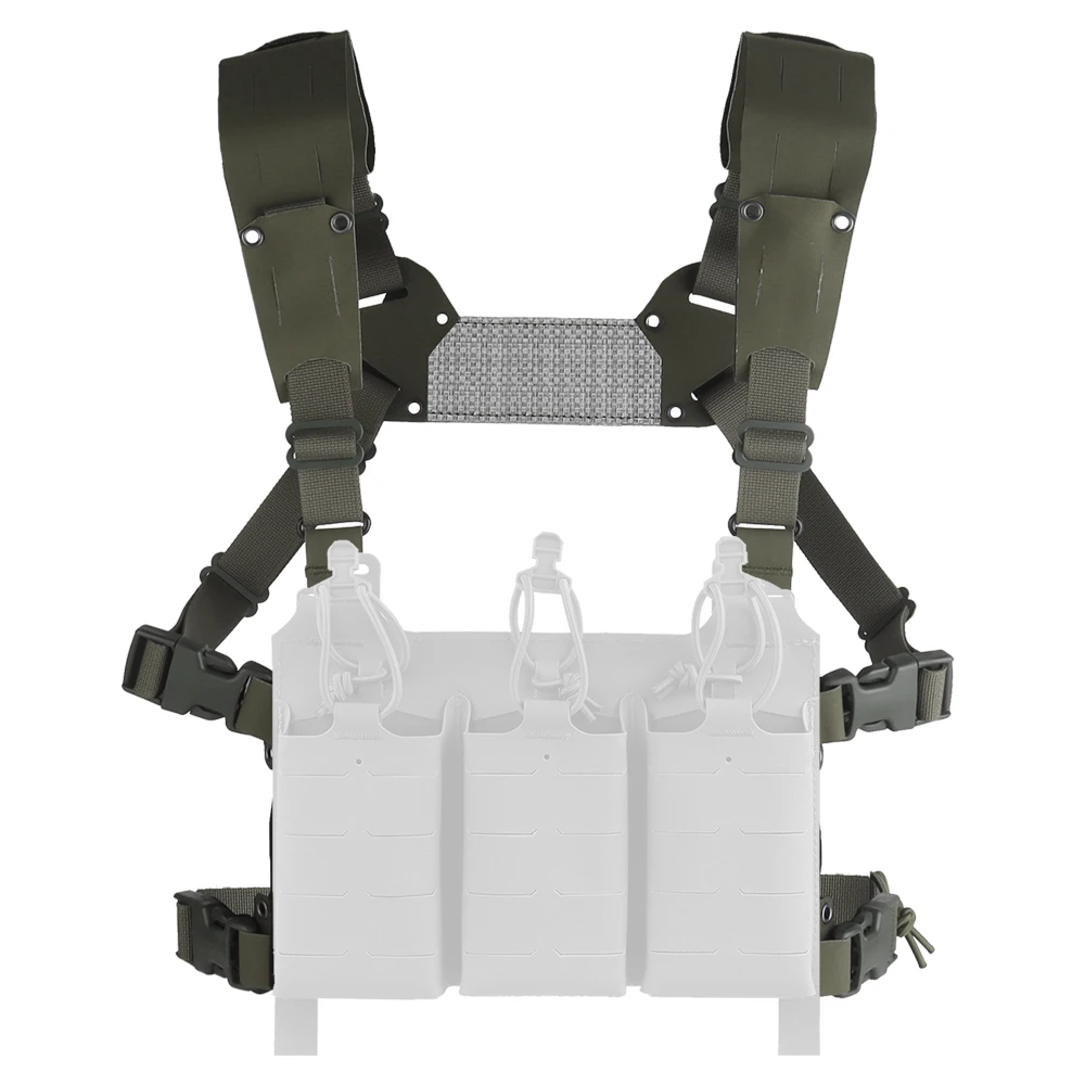 

V2.0 Mini Chesty Rig Front Flaps MAG Adapter System Ferro Style Tactical Assault Training Vest Plate Carrier FC Chest Rig Gear