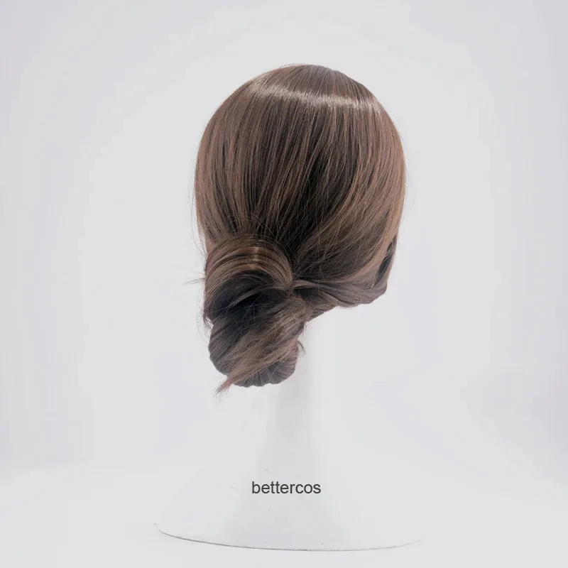 2025 22 Детройт Стать Человек Кара Косплей Короткие темно-коричневые термостойкие парики из синтетических волос + шапочка для парика