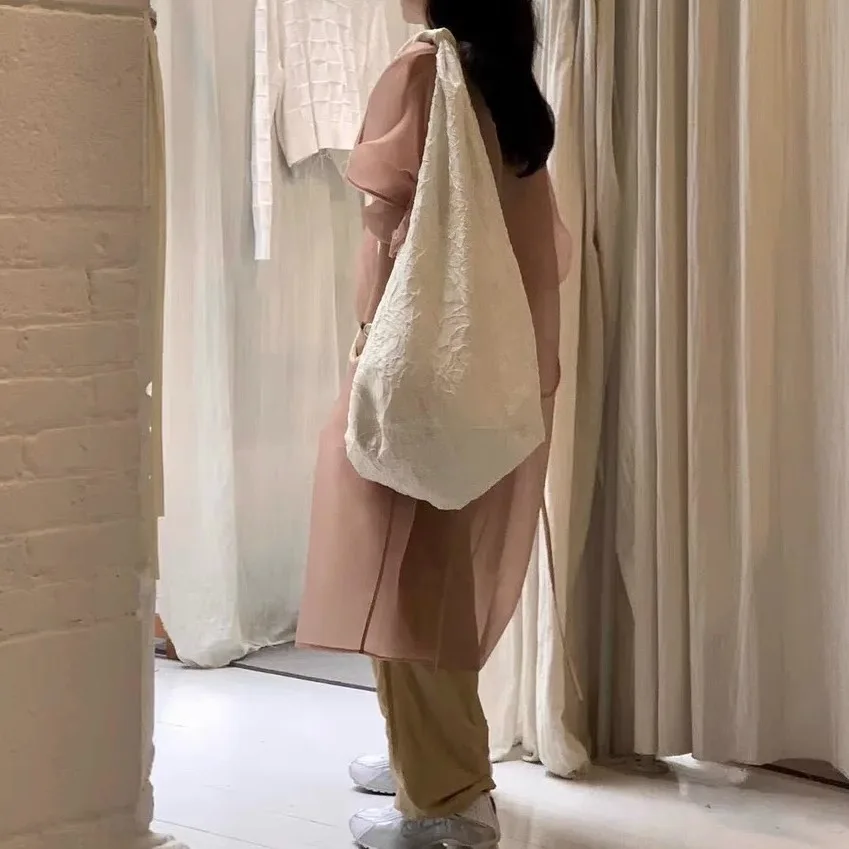 Adjustable Cuffed Lightweight Breathable Straight Leg Casual Pants Two Colors Summer New Arrival FARVEN Comfortable Loose Fit