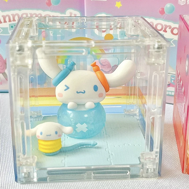 Sanrio Cinnamoroll Decompression Club Series Blind Box Kawaii Cartoon Surprise Cute Anime Figures Girls Birthday Mysterious Gift