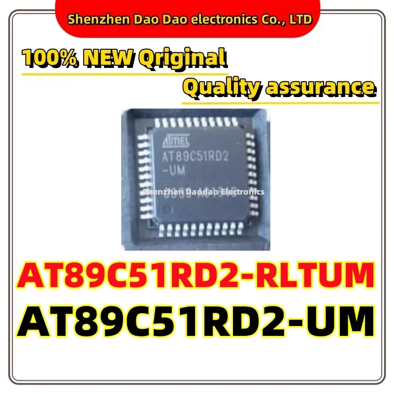 

AT89C51RD2-RLTUM AT89C51RD2-UM QFP-44 Microcontroller chip IC new original