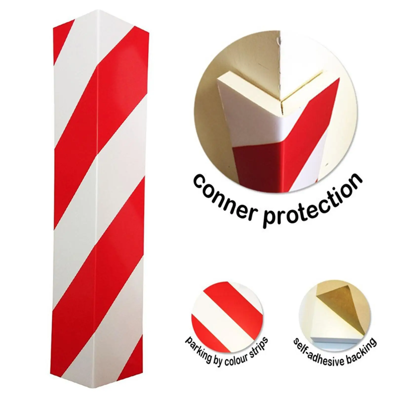 Anti Collision Garage Wall Protector Self Adhesive EVA Guard for Car Doors Parking Columns and Commercial Warehouses