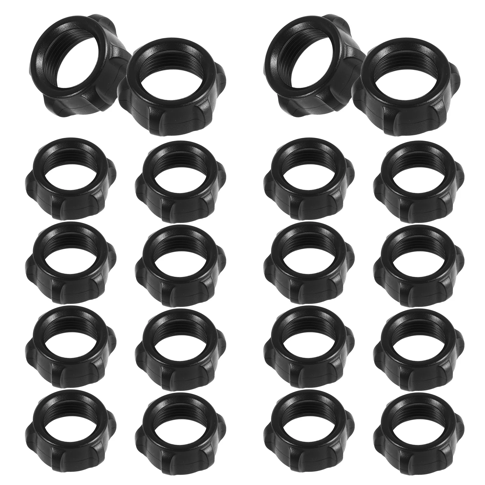 

50Pcs Car Bracket Nuts Wireless Charging Mount Replacement Parts Plastic Nut Caps Screw-on Adapter for Phone Holder Accessories