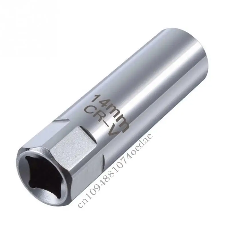

Thin Wall Swivels Plugs Socket Set 14Mm 3/8Inch Drive 12 Point Removal Tool for Tight Engine Spaces