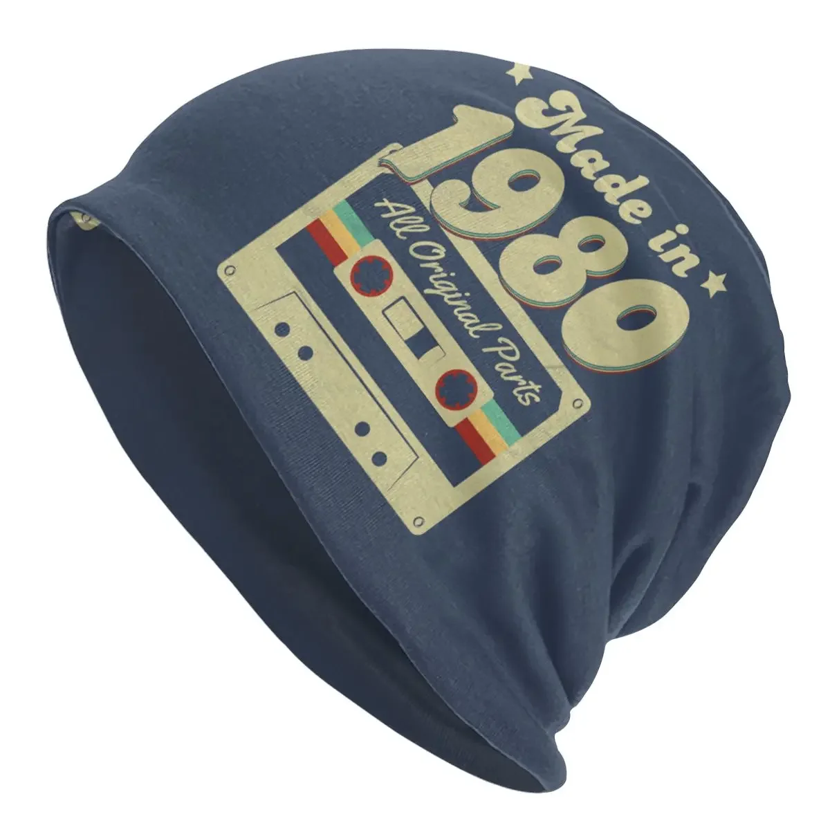 Hecho en 1980, todas las piezas originales, gorro tejido, gorro para hombre, fresco, Unisex, 40 años, 40 cumpleaños, regalo, gorros