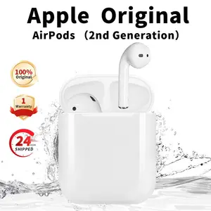 Apple AirPods (2nd Generation) Wireless Earbuds with Lightning Charging Case top