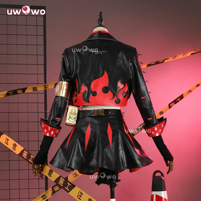 UWOWO Burnice Whita Cosplay Collab Series: Game Zenless Zone Zero ZZZ Burnice Whita Cosplay Costume Halloween Costume @ 0Z *