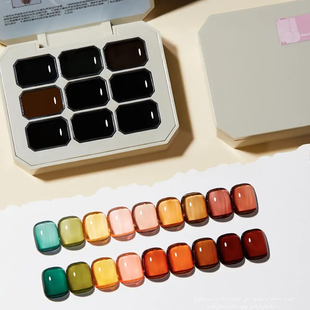 

Colorful Nail Polish Se Long-lasting Nail Polish Cream Colorful Nail Polish Set for Women Girls Long Lasting Gel Palette
