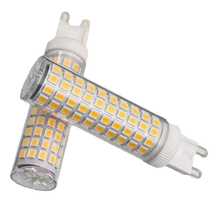 

10pcs 10w 12w G9 LED Corn Light CCT Double Color Mix Three Color Warm White+White 3000k 4000k 6000k 110v 220v Chandelier Crystal