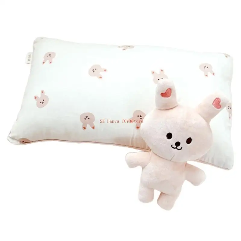 96GC Printed Animal Pattern Pillow Slip for Newborns Pillowcase Cotton Pillow Cover