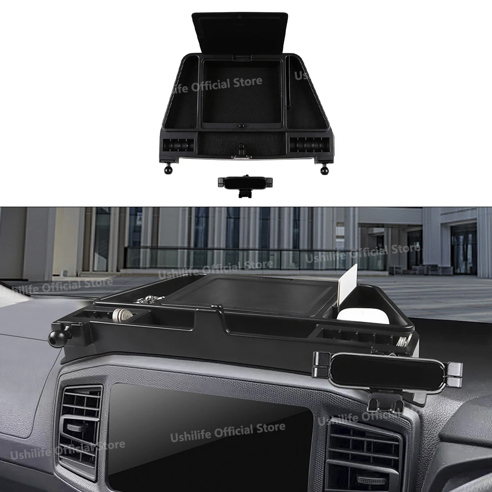 

For DAIHATSU MIRA 2017-2025 Exclusive Car GPS Navigation Screen Storage Box Interior Mobile Phone Holder Stand Accessories