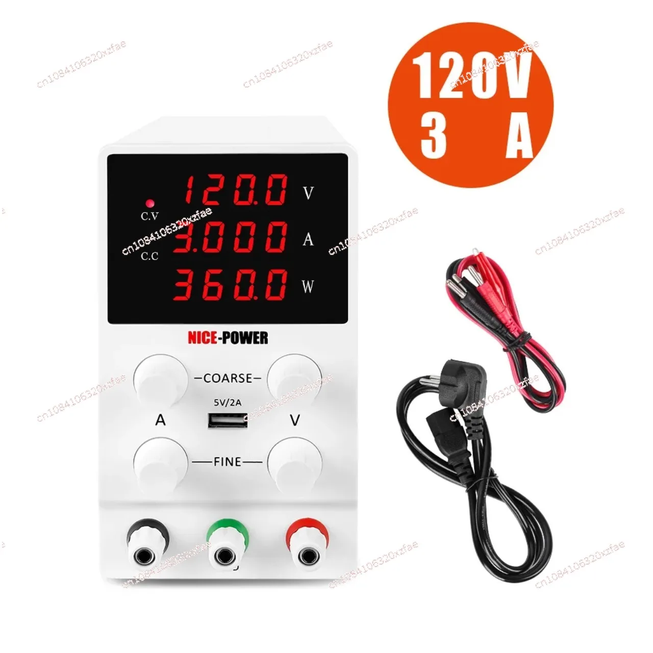 Adjustable Cellphone Repair Lab Test Power Source Power SPS1203 120V 3A DC Reglated Power Supply Digital