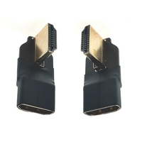 PCB HDMI-compatible Male to Female Right Angle Connector Adapter 90 Degree Extender 1080P HDTV High Quality Wholesale Dropship