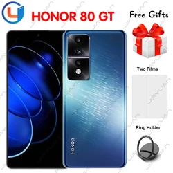 HONOR – téléphone portable 80 GT 5G, écran 6.67 pouces AMOLED 120Hz, Snapdragon 8 + Gen 1, Android 12, batterie 4800mAh, Original