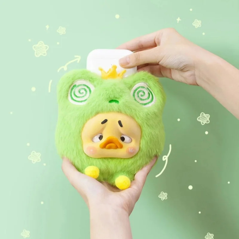 Upsetduck caixa cega fable rebels pato série fone de ouvido saco moeda bolsa anime boneca periférica pingente crianças brinquedo aniversário personalizado
