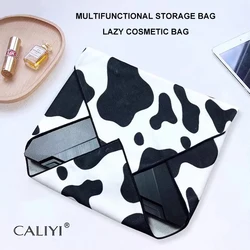 Toiletries Cosmetic Makeup Brushes Storage Bag Cloth Protective Wrap 50cm Universal Magic Self-Adhesive Travel Outdoors Make Up