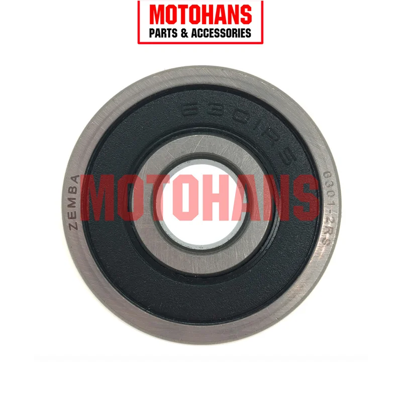 HM16061419 2PCS 6301-2RS DEEP GROOVE BEARING MOTORCYCLE ACCESSORIES FOR ATV DIRTBIKE SCOOTER QUAD GO KART CUBS