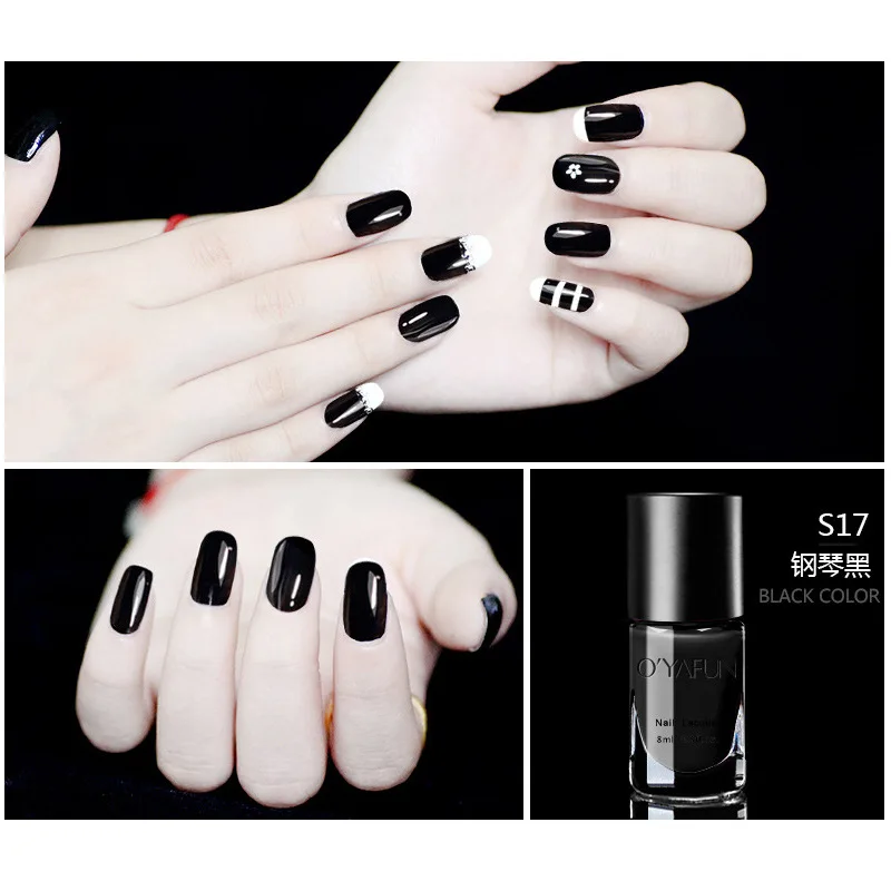 1pc Smalto per unghie staccabile Asciugatura rapida in 60 secondi Smalto per unghie a base d'acqua Vari colori Forniture di bellezza fai da te