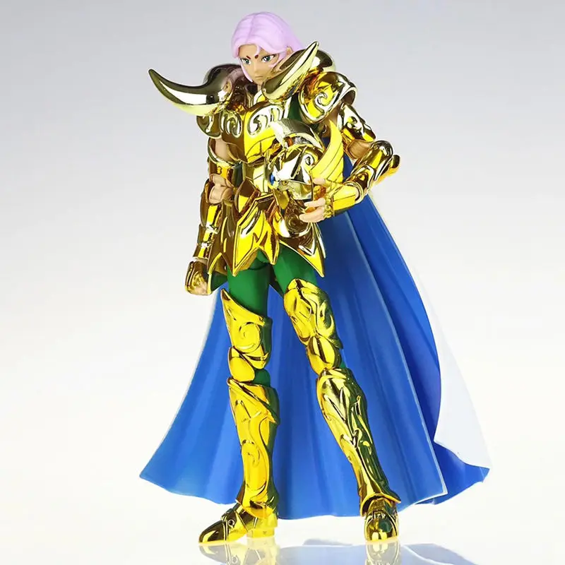 CS Model Saint Seiya Figure Myth Cloth EX Aries Mu with Shion Head Grand Pope Knights of The Zodiac Action Figures Ornament Toys