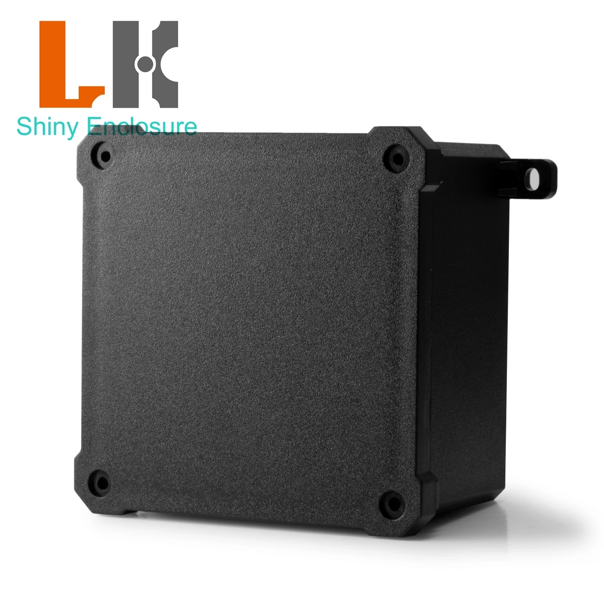 94x94x56mm New Factory Outdoor Black PC Flame Retardant Ip68 Waterproof Weatherproof Enclosures Custom Pcb Box LK-CN07