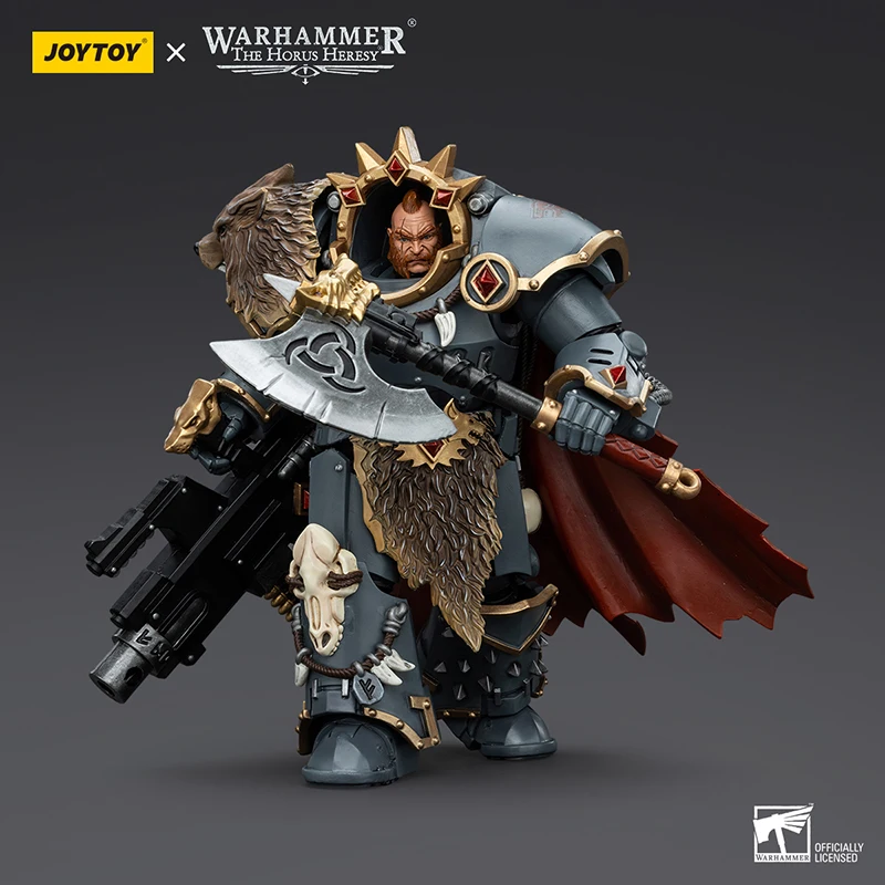 

Joytoy Dark Source Warhammer Horus Heresy Space Wolf Javier Red Blade & Enforcer 1:18 Action Figure Collectible Toys