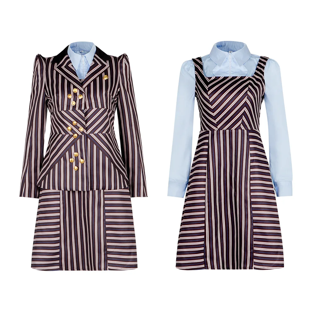 أزياء إلفابا الشريرة لعام 2025 للنساء والفتيات والكبار أزياء أنيمي للعب الأدوار ملابس موحدة للهالوين وعيد الميلاد #1