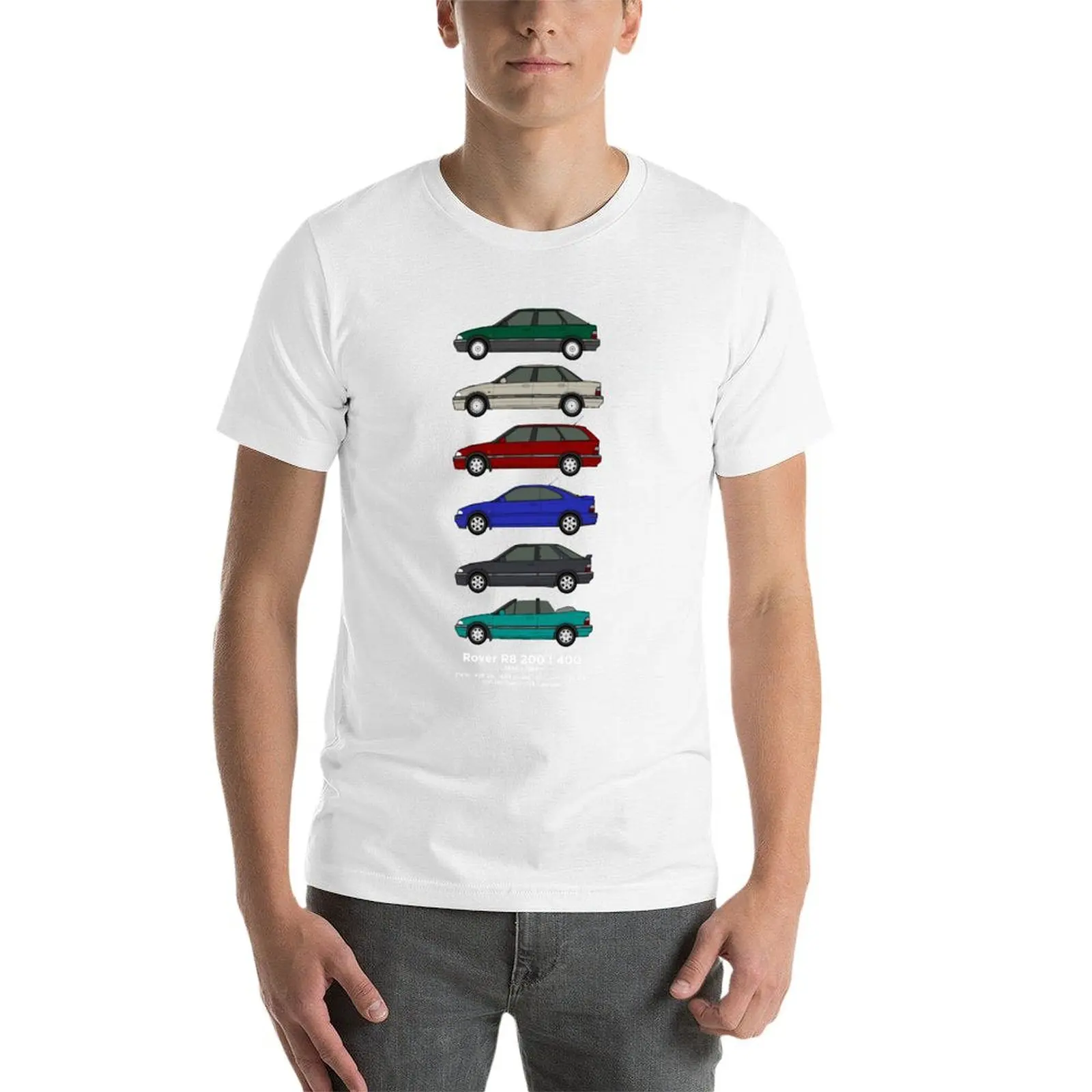 Rover R8 200/400 Classic Car Collection '92-'98 T-Shirt essential t shirt anime t shirts oversize