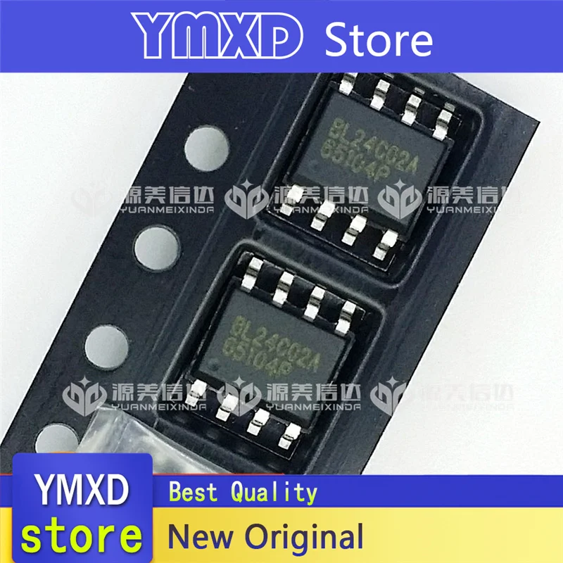 10ピース/ロット新オリジナルBL24C02A 24C02メモリsop-8。在庫