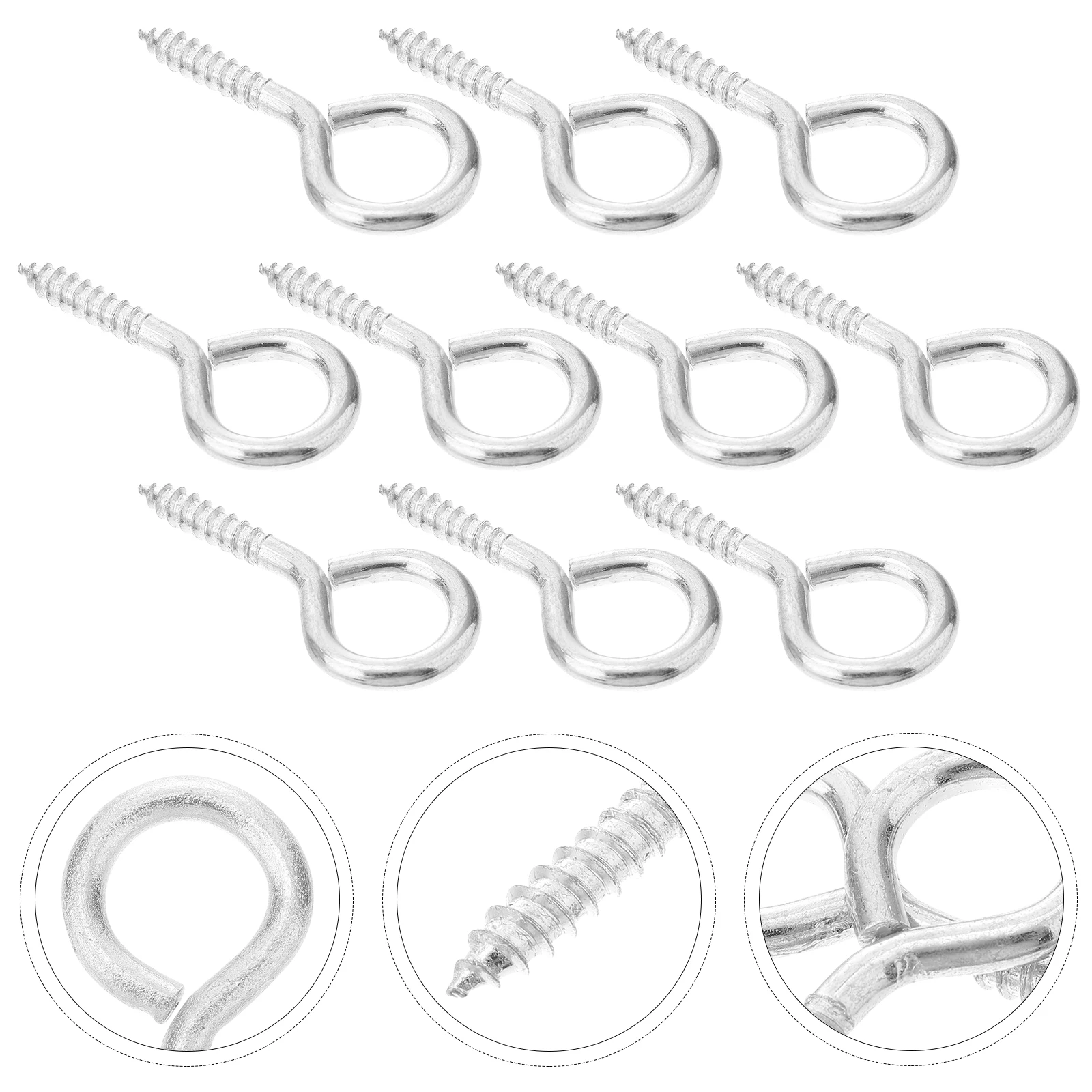 

Heavy Eyelet Screws Duty Bolts Self Tapping Integrated Self-tapping Wall Hooks for Hanging