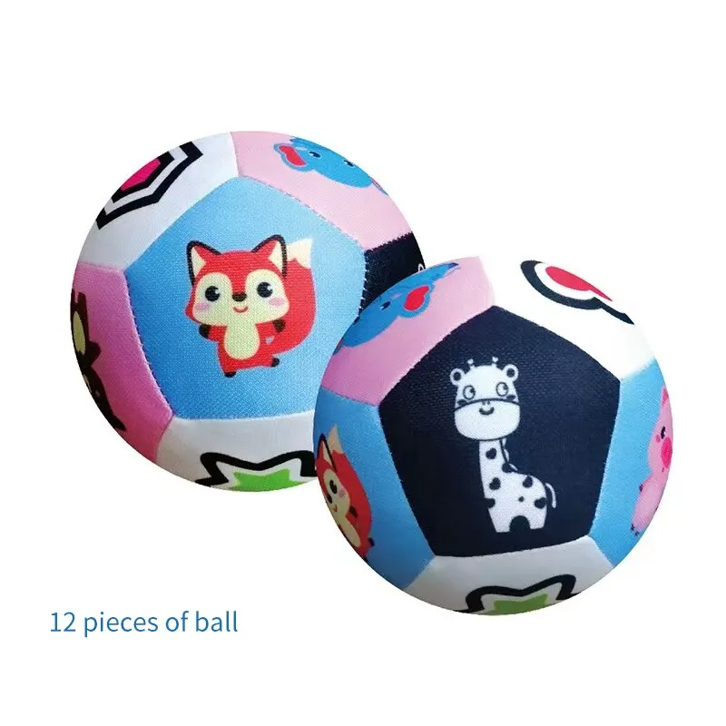 Baby Hand Grasp Ball Cognição Animal Hand Grasp Rattle Brinquedos interativos pai filho