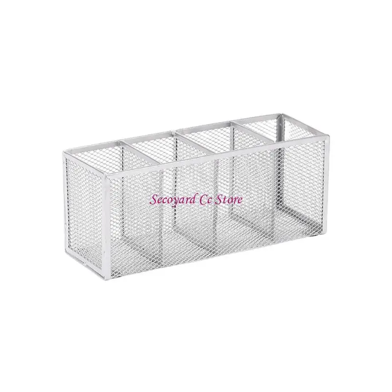 N3UC Desk Pencil Storage Box 3 or 4 Compartments Pen Holders for School