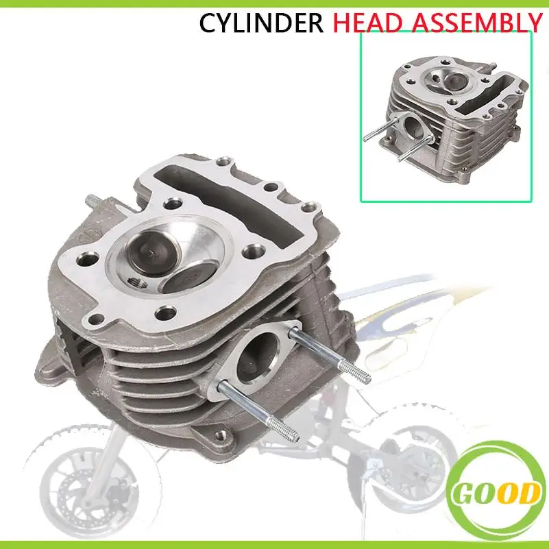 GY6 180cc Engine Racing Cylinder Head Assy with Big Valves for 157QMJ Chinese Scooter Moped ATV