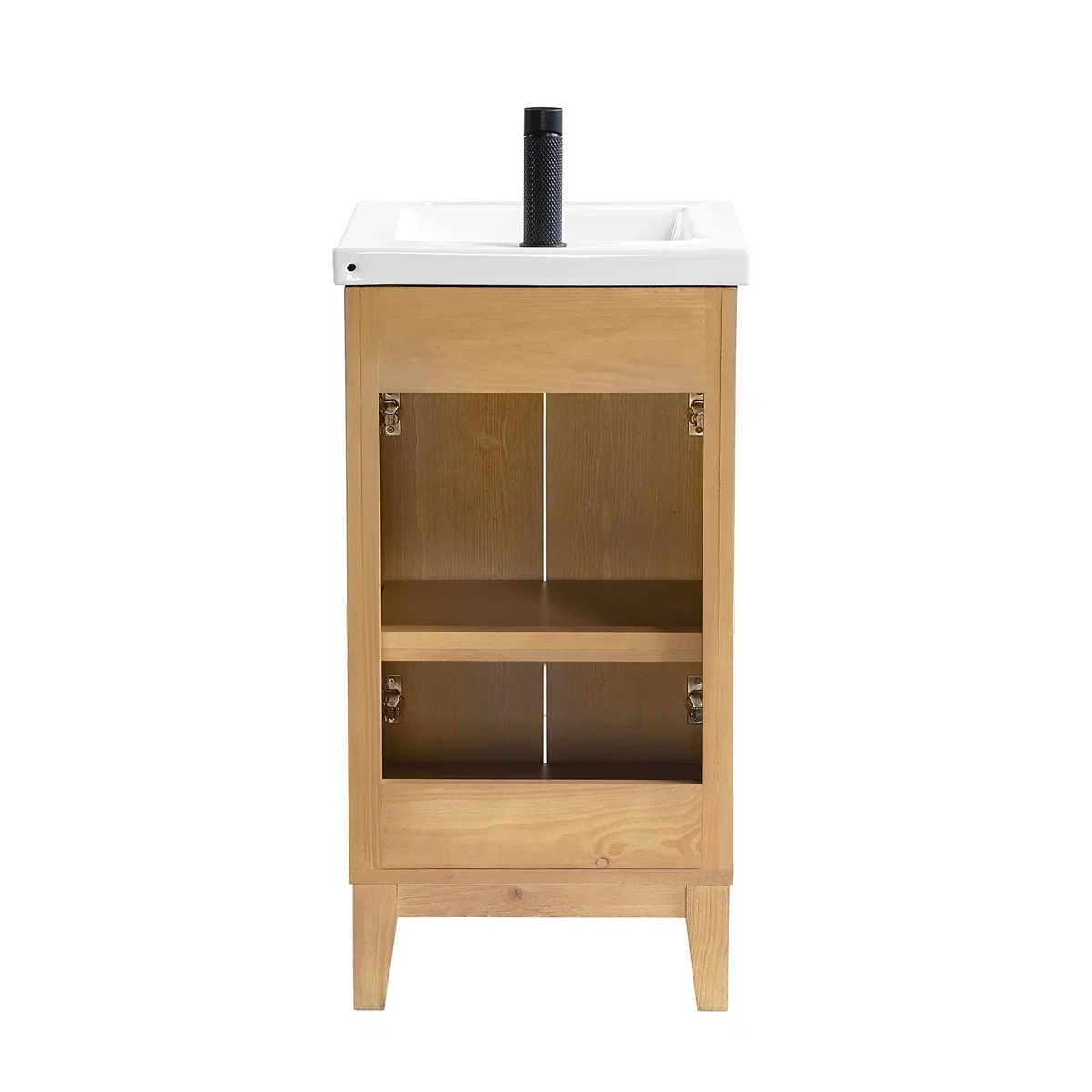 ！@Combohome Spülenschrank mit 2 Türen, traditioneller Unterspülenschrank, platzsparender Badezimmer-Organizer mit verstellbaren Regalen