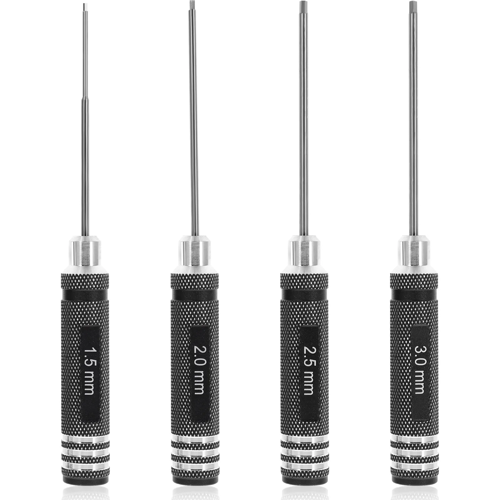 

1Set Precision Hex Screwdriver Set Premium Steel Non Slip Handle Lightweight Repair Tools for Rc Car Plane Drone Kit