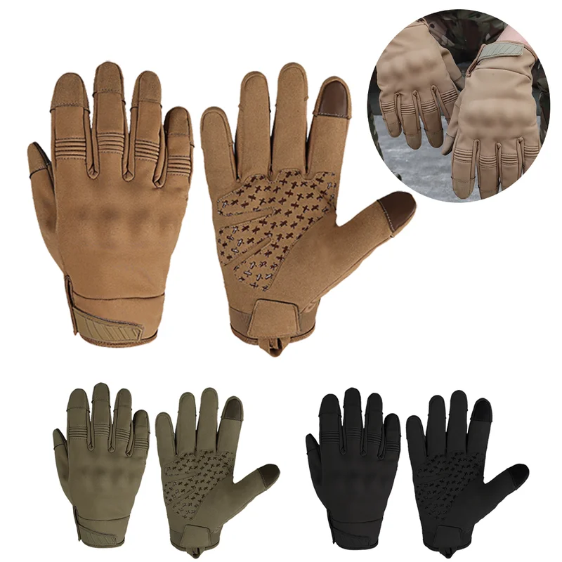 

Winter Warm Tactical gloves Shooting full Finger Hunting Touch Screen Mittens