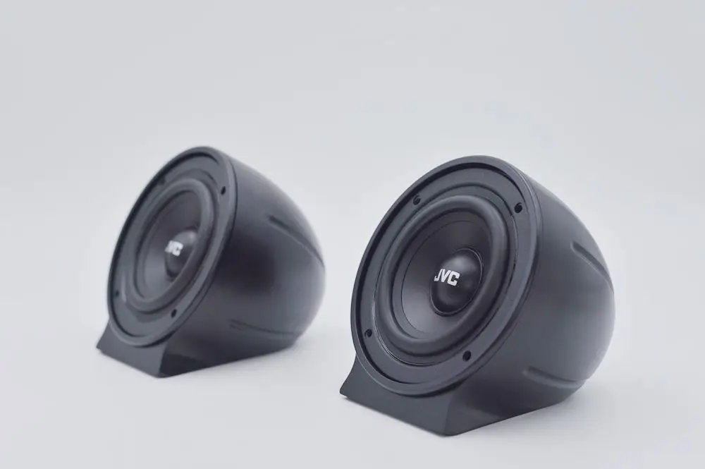 2PCS JVC car audio 3.5-inch DR300H medium speaker original car main engine directly push hi-fi audio dashboard base