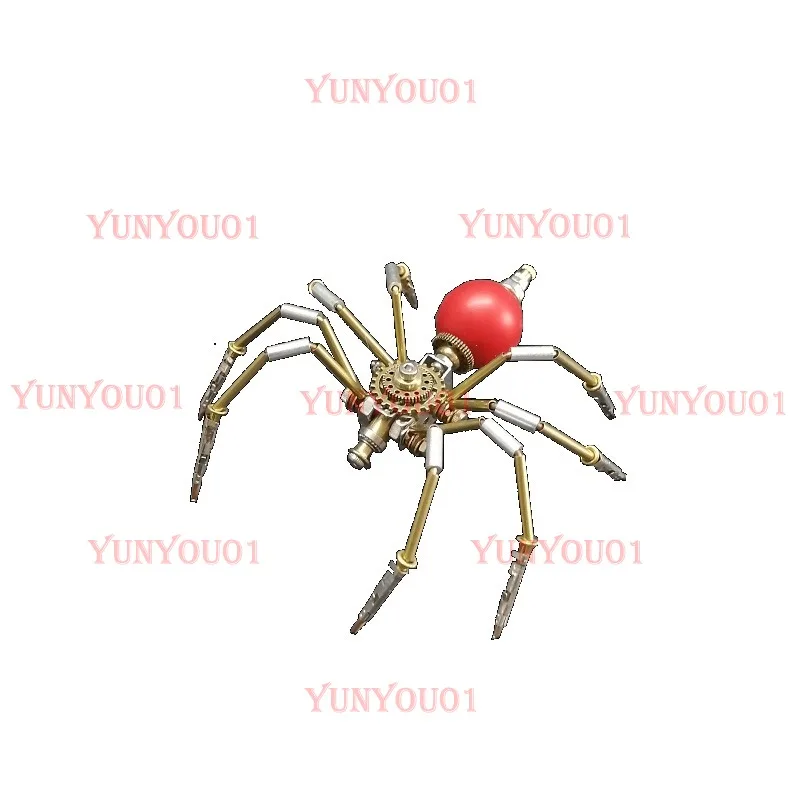 Steampunk Mechanical Spider Metal Assembly Model Handmade DIY Creative Gift Ornament Toy