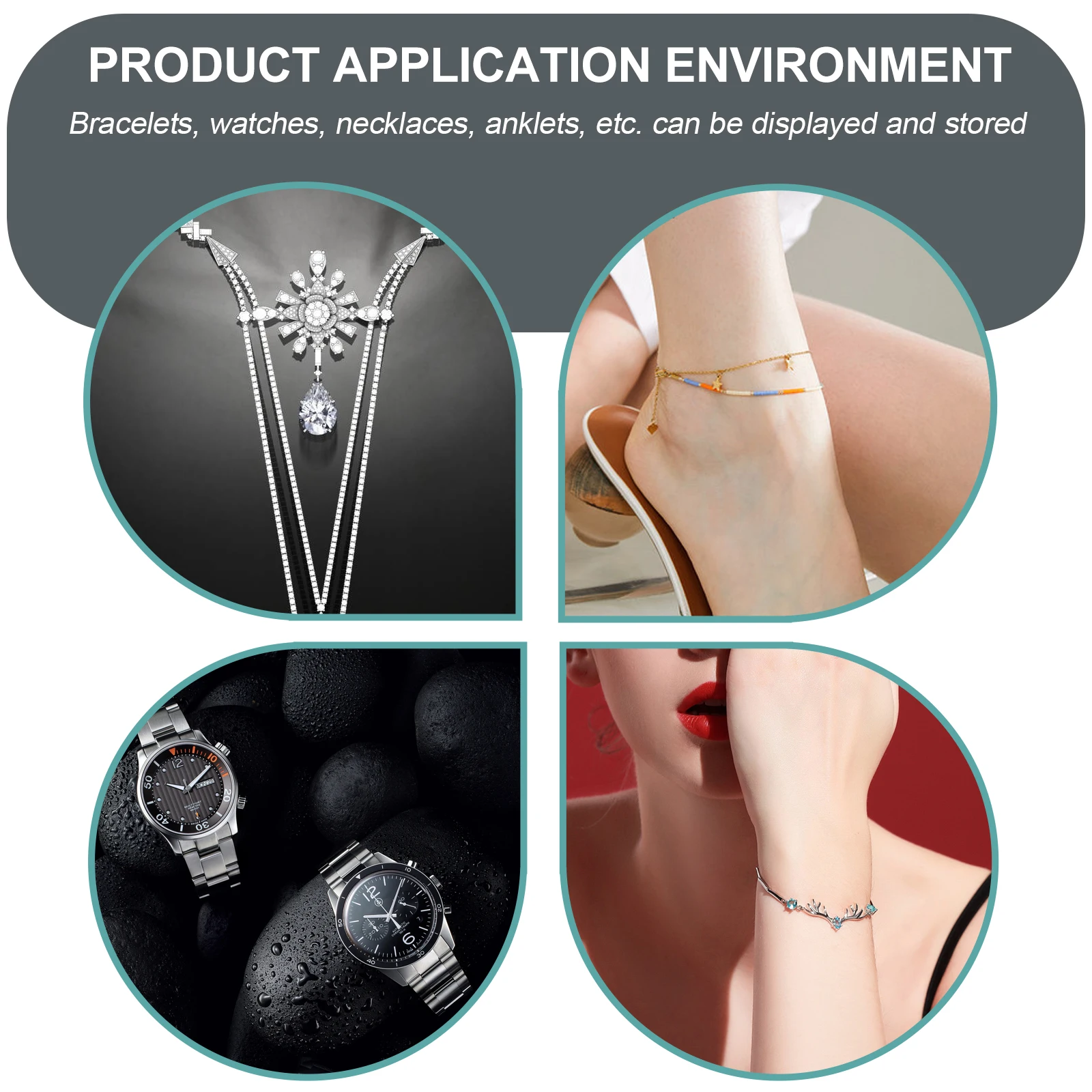 

Подставка для часов Т-образной формы, акриловый органайзер для украшений, держатель для браслетов, ожерелий, браслетов на ногу, часов, стойка для хранения, 1 шт.