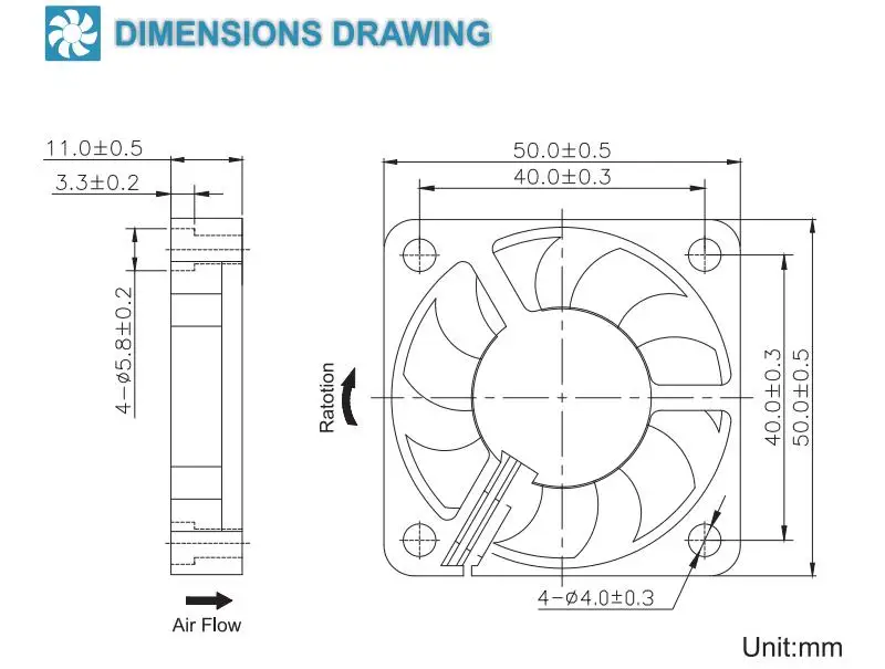 Fan 50 Mm 2 Stuks Sxdool 5010 50*50*10 5V 12V 24V Koelventilator 2PIN 3Pin 50 Mm 5 Cm Pc Laptop Computer Industriële Axiale Koelventilator