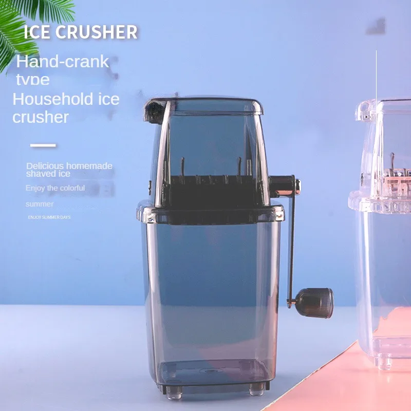 

Mini Ice Chipper,Small Commercial Ice Shaver,Home Use Manual Hand Crank Ice Crusher