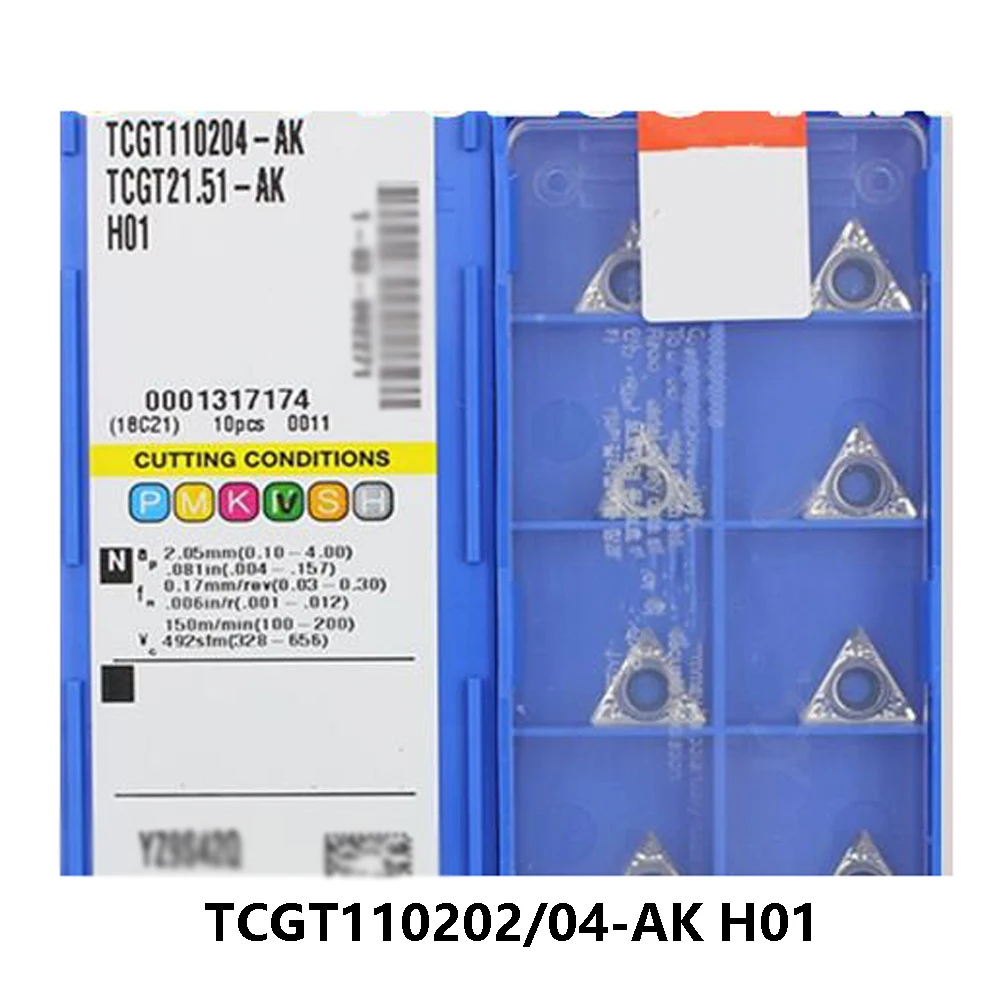 

Original TCGT110202-AK H01 TCGT110204-AK H01 Carbide Inserts Cutter TCGT Turning Tools TCGT110202 TCGT110204 BEYOND Machine CNC