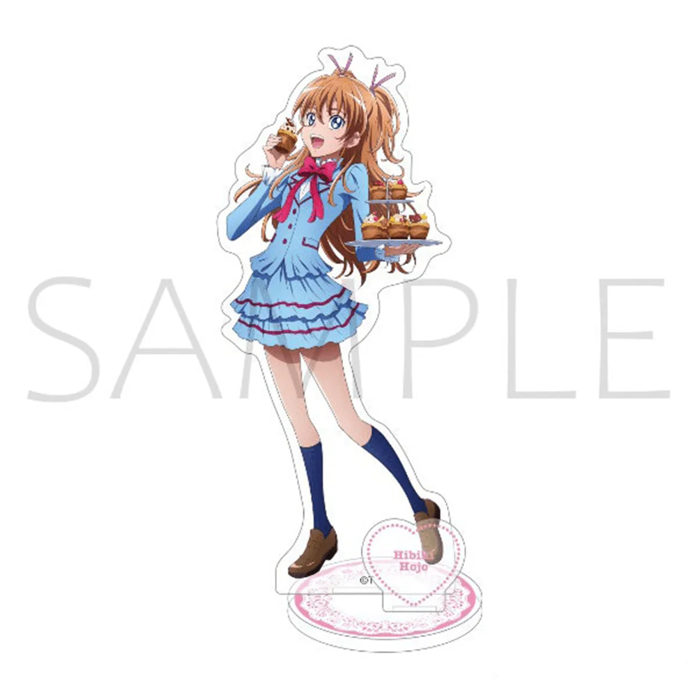Suite Pretty Cure Kanade Minamino 15cm Acrylic Stand Keychain School Uniform Cupcake Drink Ver Tabletop Desk Ornament Figure Gif