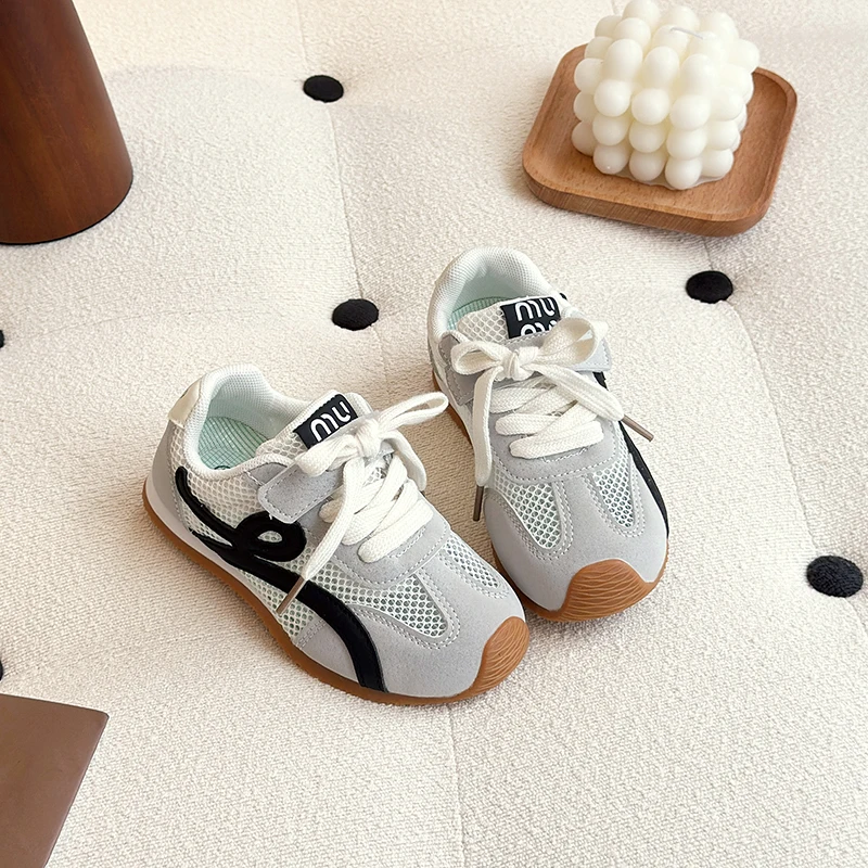 Childrens Sneakers Mesh Breathable Kids Casual Shoes 2025 New Summer Anti Slip Soft Sole Boys Girls Fashion Outdoor Sports Shoes view 3