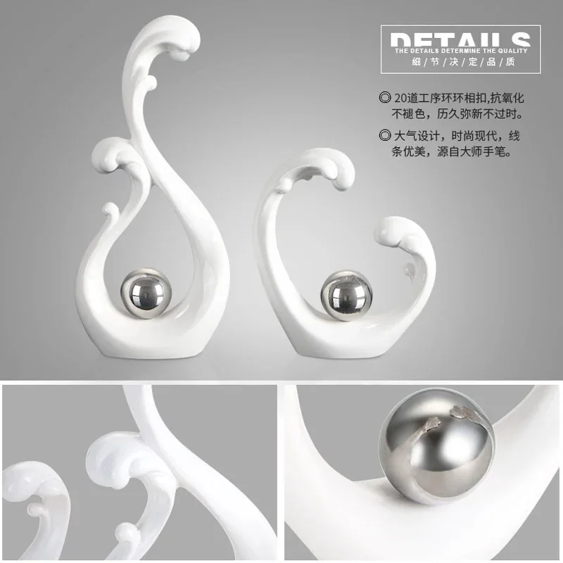 Украшение дома Гостиная Орнамент Керамические поделки Фарфор Искусство