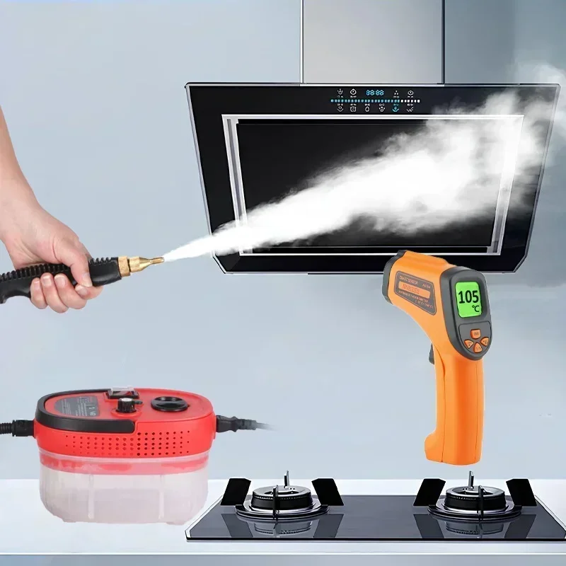 Steam Cleaner High Pressure and High Temperature Handheld Sterilization Steam Washer For Household Air Conditioner Kitchen Hood