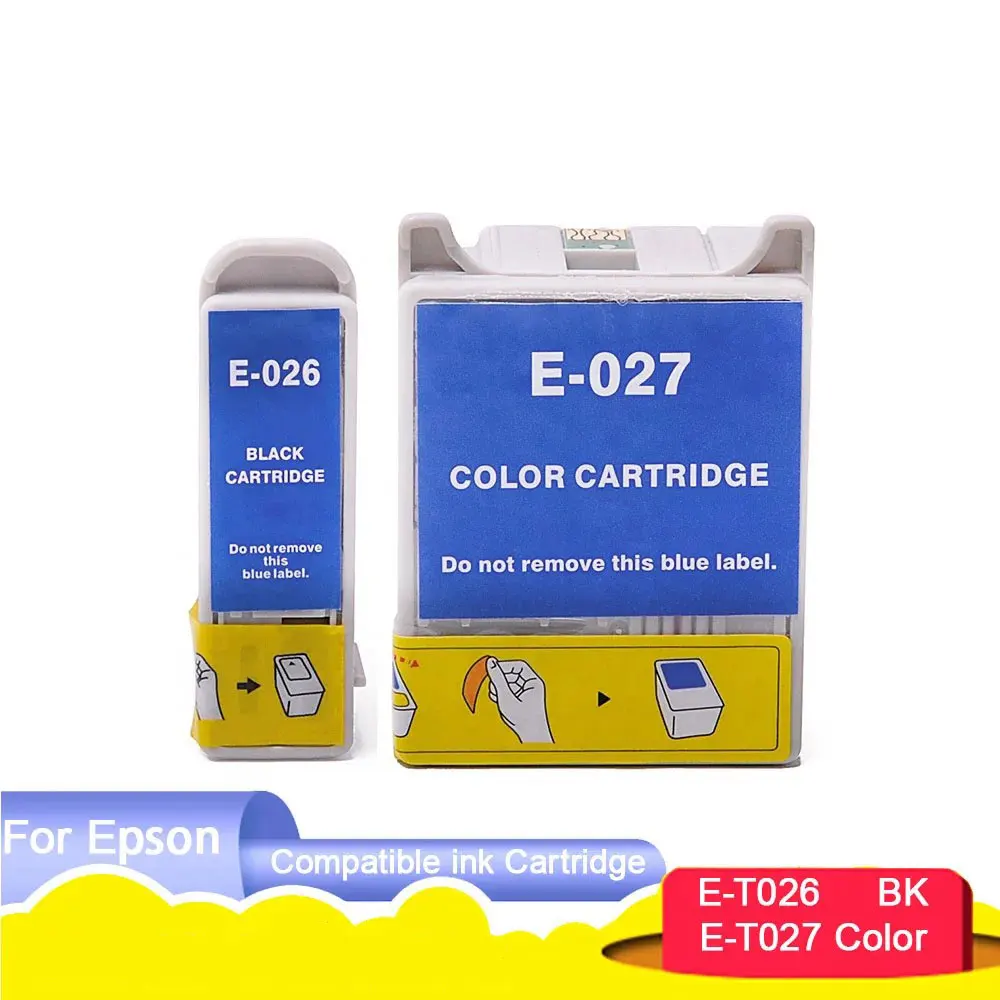 Compatible Ink Cartridge for T026 T027 suit for Stylus C50 Stylus Photo 810/820/830/830U/925/935 printer
